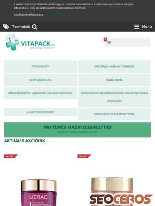 vitapack.hu tablet vista previa