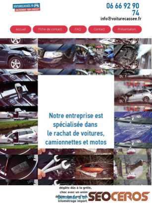 voiturecassee.fr tablet előnézeti kép