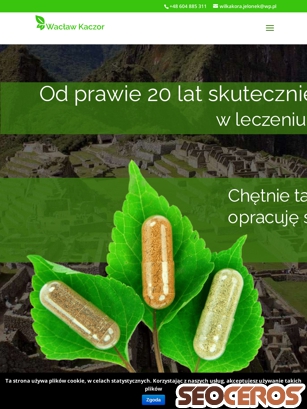 waclaw-kaczor.pl tablet förhandsvisning