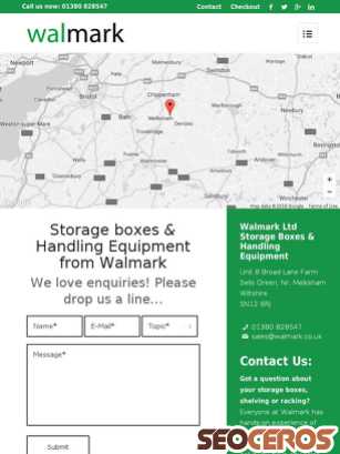walmark.co.uk/contact tablet előnézeti kép