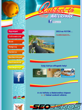 waterpark.hu tablet previzualizare