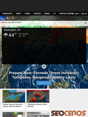 weather.com tablet előnézeti kép