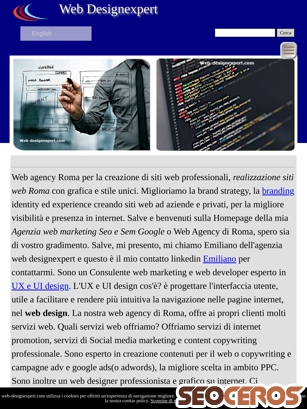 web-designexpert.com tablet anteprima