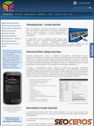 web2000.hu tablet Vorschau