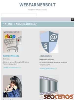 webfarmerbolt.hu tablet előnézeti kép