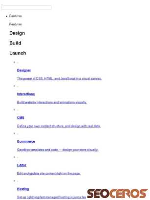 webflow.com tablet náhled obrázku
