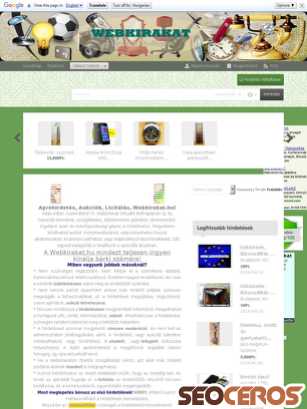 webkirakat.hu tablet előnézeti kép