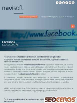 webnavi.hu/facebook-szolgaltatasok tablet prikaz slike