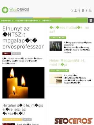 weborvos.hu tablet előnézeti kép