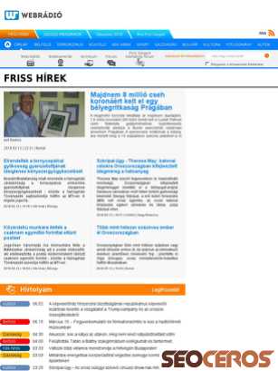 webradio.hu tablet előnézeti kép