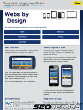 websbydesign.co.uk tablet 미리보기