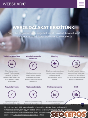 webshark.hu tablet előnézeti kép
