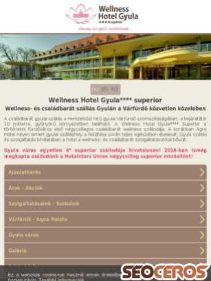 wellnesshotelgyula.hu tablet Vista previa