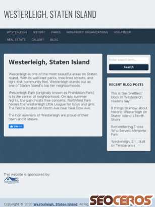 westerleigh.com tablet preview