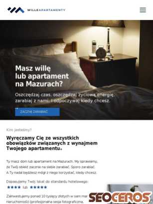 willeapartamenty.pl tablet förhandsvisning