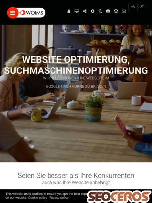 woims.de/website-optimierung tablet náhled obrázku