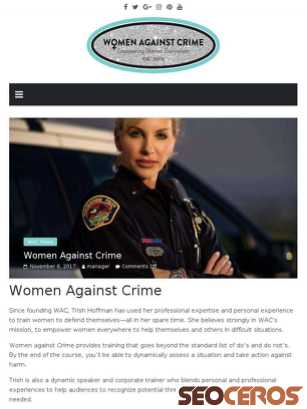 womenagainstcrime.com tablet preview