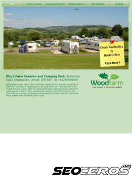woodfarm.co.uk tablet vista previa