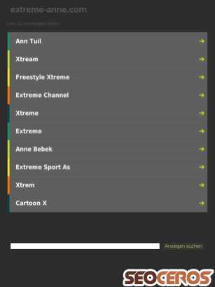 extreme-anne.com tablet náhled obrázku