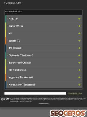 tvmusor.tv tablet vista previa
