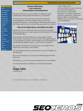 Faller-Uhren.de tablet obraz podglądowy