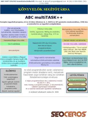 abcsoft.hu tablet előnézeti kép