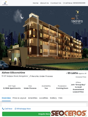 abhee-siliconshine.abhousing.in tablet preview