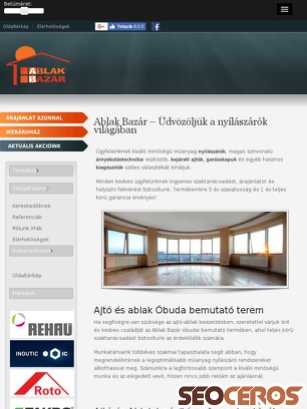 ablakbazar.hu tablet preview