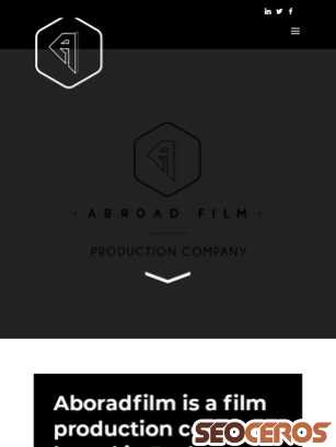 abroadfilm.com tablet förhandsvisning