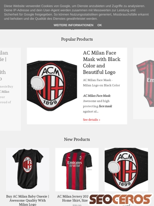 acmilan.store tablet preview