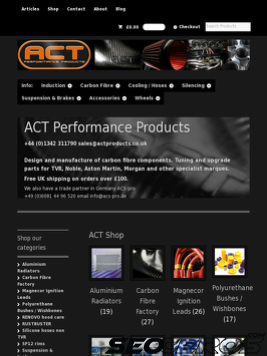 actproducts.co.uk tablet förhandsvisning