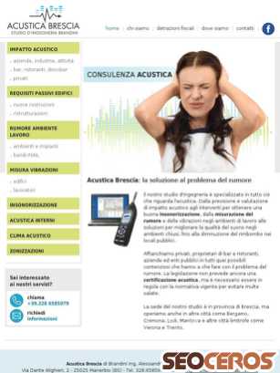 acusticabrescia.it tablet előnézeti kép