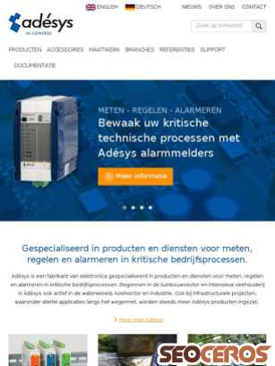 adesys.nl tablet előnézeti kép