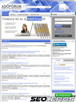 adoforum.hu tablet előnézeti kép