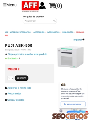 affloja.com/FUJI-ASK-500 tablet förhandsvisning
