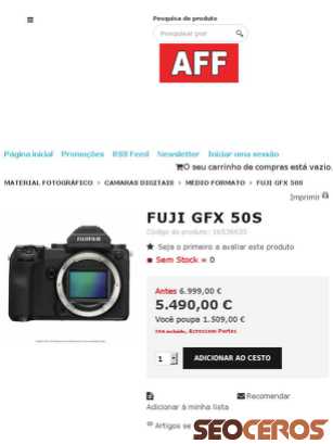 affloja.com/FUJI-GFX-50S tablet náhľad obrázku