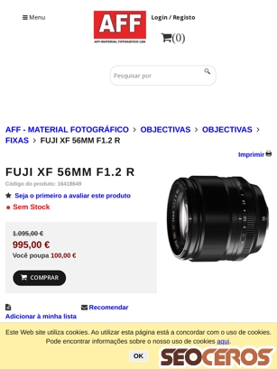 affloja.com/FUJI-XF-56MM-F12-R tablet Vista previa