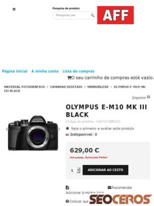 affloja.com/OLYMPUS-E-M10-MK-III-black tablet prikaz slike