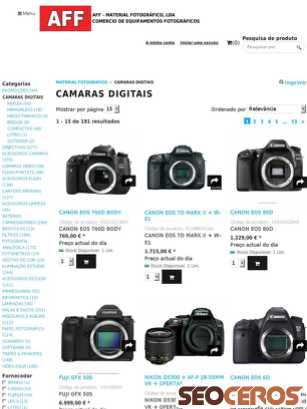 affloja.com/camaras-digitais tablet náhled obrázku