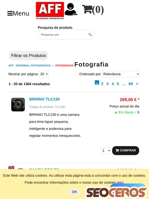 affloja.com/camaras tablet előnézeti kép