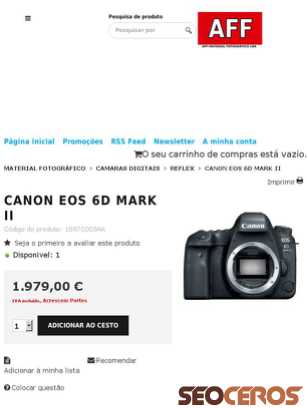 affloja.com/canon-eos-6d-mark-ii tablet Vista previa