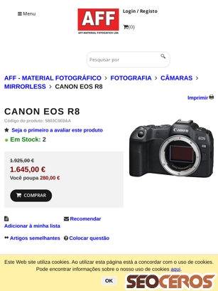 affloja.com/canon-eos-r8 tablet Vista previa