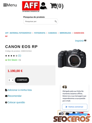 affloja.com/CANON-EOS-RP tablet náhľad obrázku