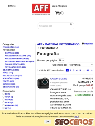 affloja.com/FOTOGRAFIA tablet förhandsvisning