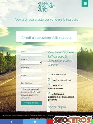 agenziaacquistoauto.com tablet preview