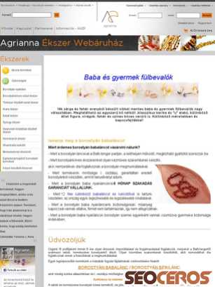 agrianna.hu tablet előnézeti kép