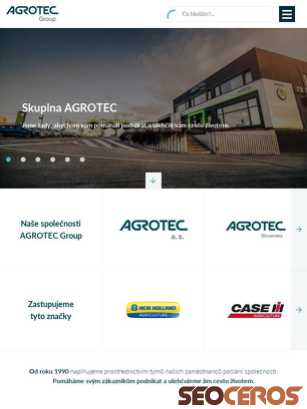 agrotec.cz tablet preview