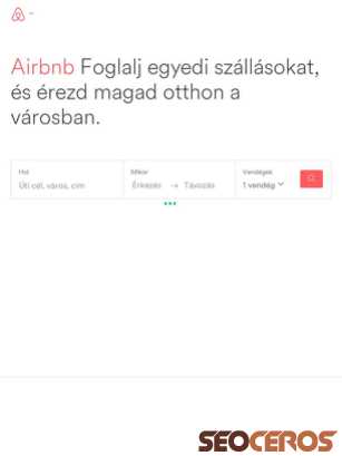 airbnb.hu tablet preview