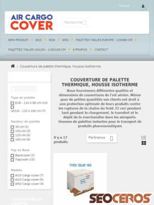 aircargocover.ch/fr/10-couverture-de-palette-thermique-housse-isotherme-tyvek-dupont tablet prikaz slike
