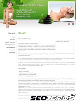 akupunktura-budapest.hu tablet náhled obrázku